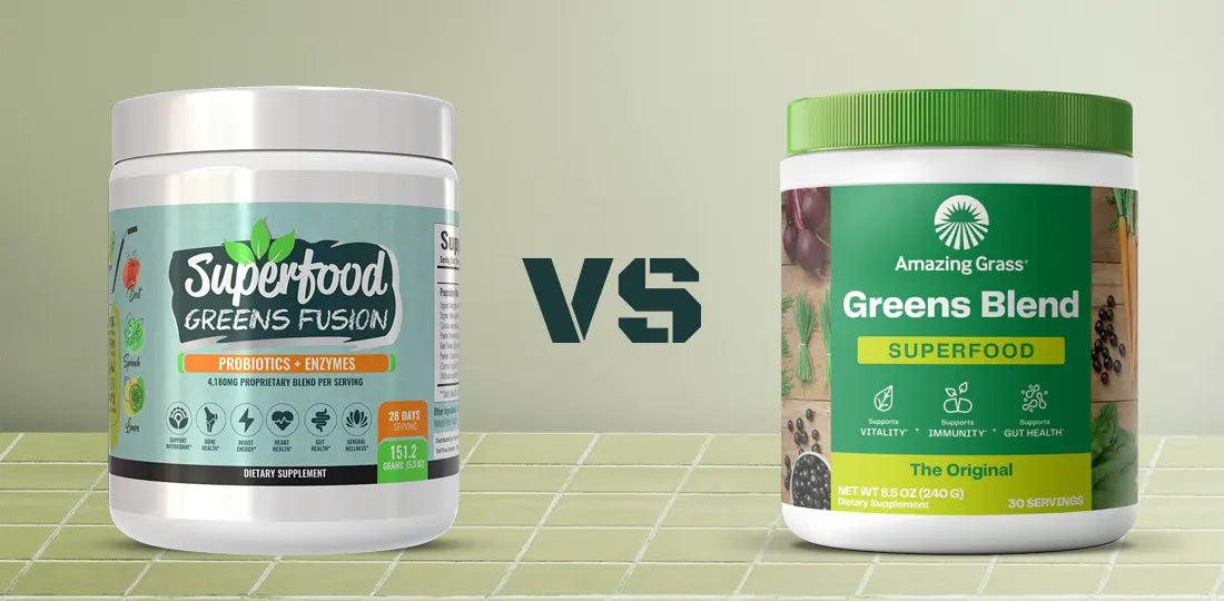 Superfood Greens Fusion vs. Amazing Grass Green Superfood: Which Green Supplement is Better?