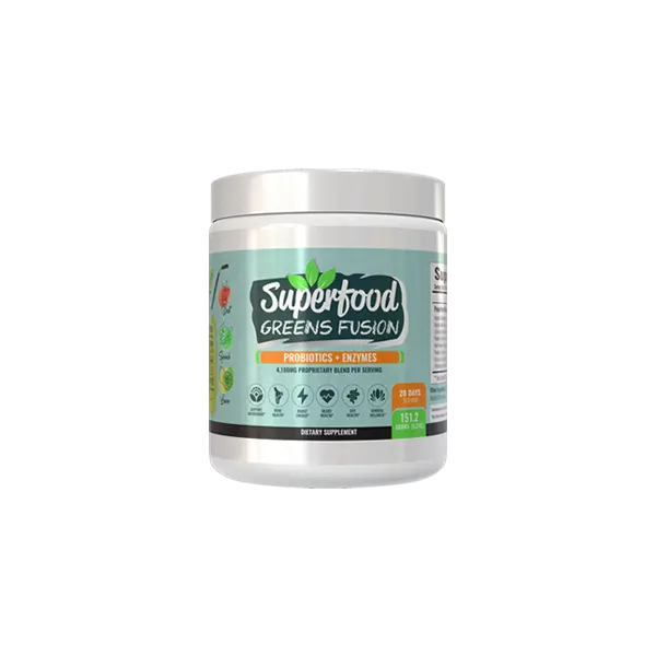 Superfood Greens Fusion - Probiotics + Enzymes Supplement