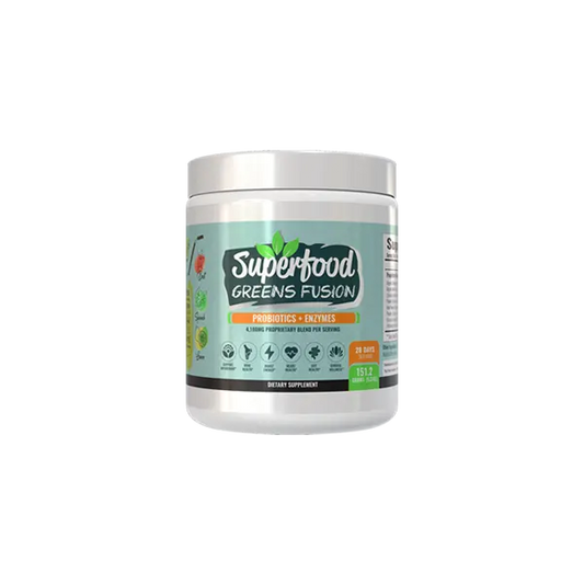 Superfood Greens Fusion - Probiotics + Enzymes Supplement