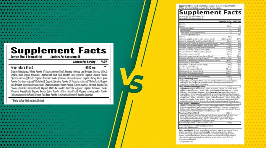 Ingredient Comparison