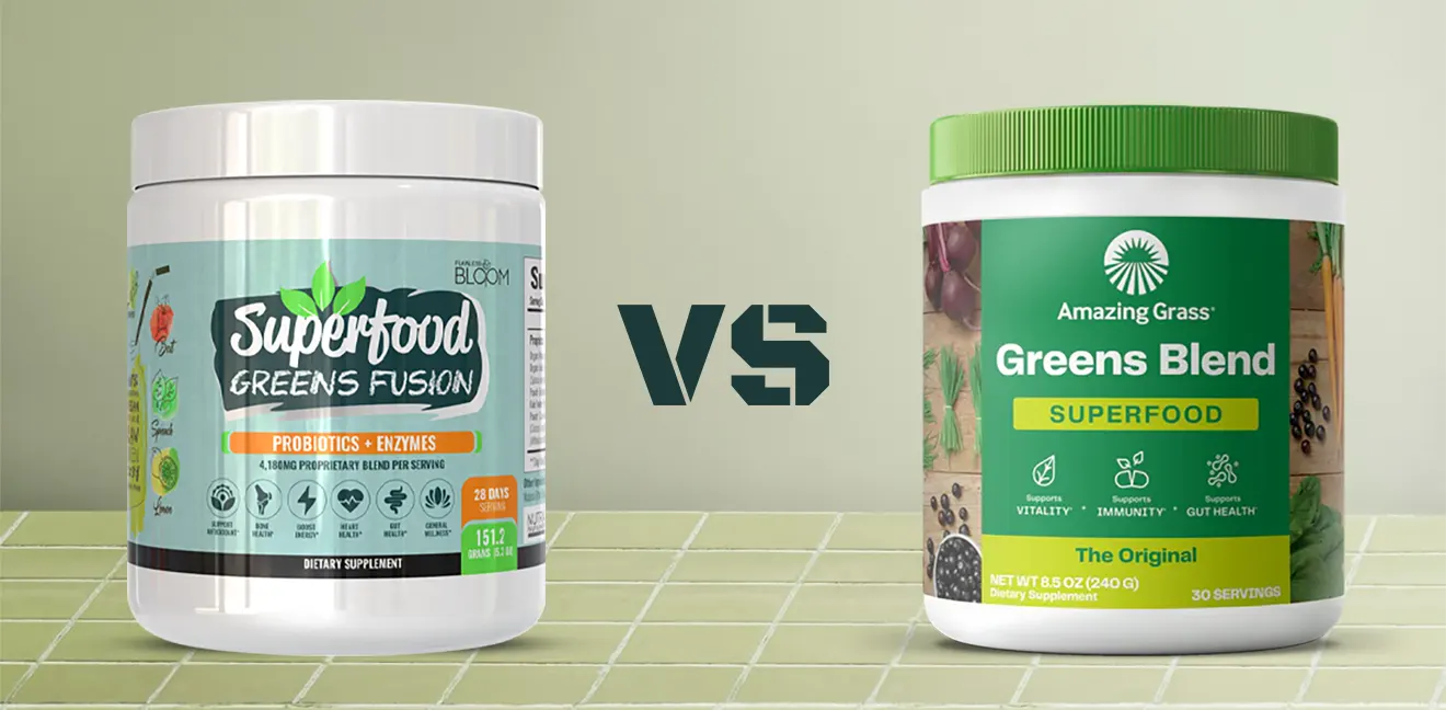 Superfood Greens Fusion vs. Amazing Grass Green Superfood