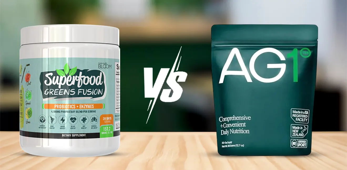 Superfood Greens Fusion vs. Athletic Greens Powder