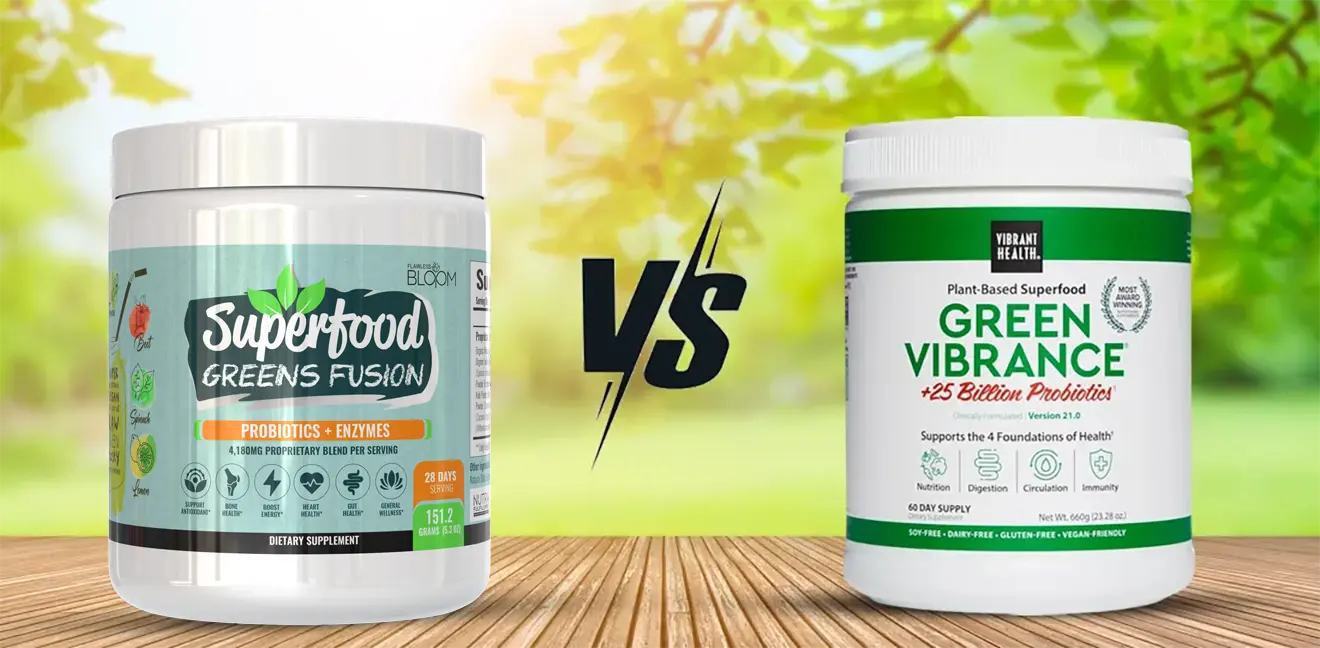 Superfood Greens Fusion VS Green Vibrance