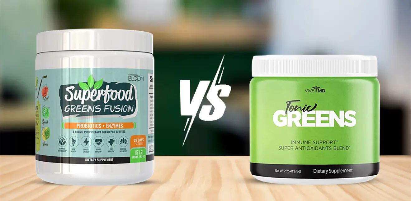 Superfood Greens Fusion vs. Tonic Greens